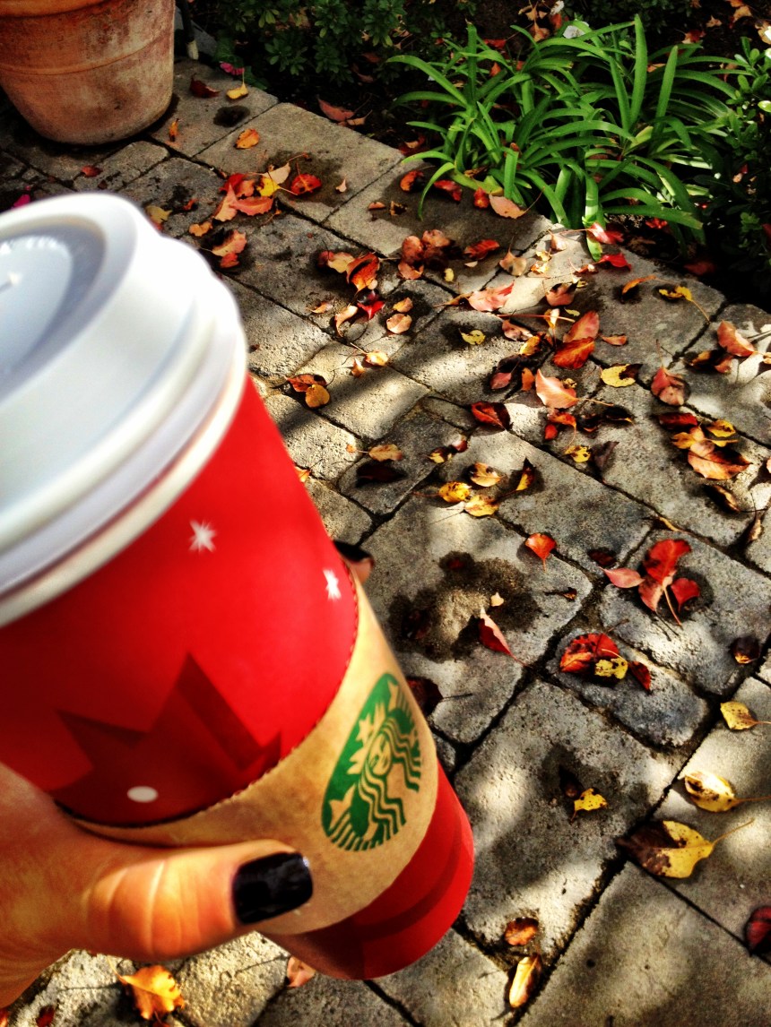 I settled for green tea.