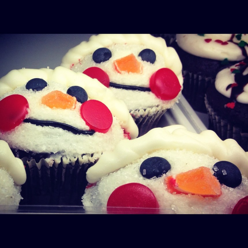 Presh cupcakes at Crumbs