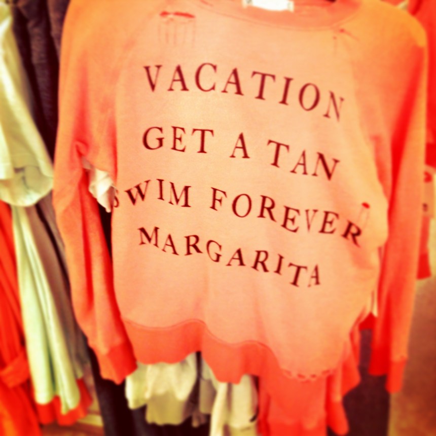 My new motto for the next two weeks