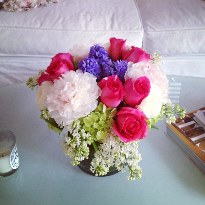 Easter flowers from my dad