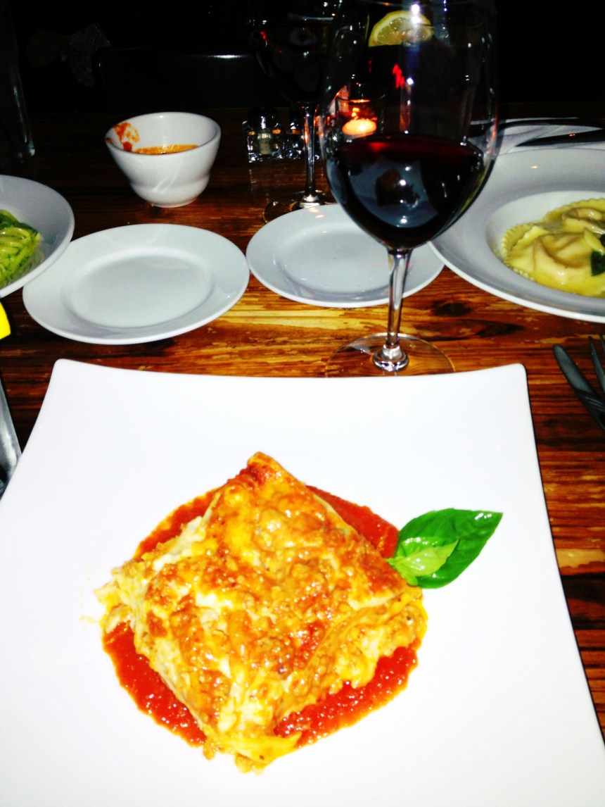 The rare lasagna from Osteria Mamma I had on friday evening.