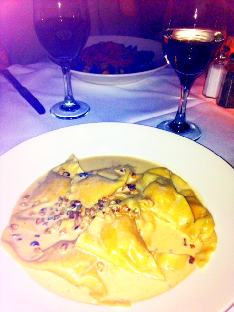 Pumpkin Ravioli from CaBrea