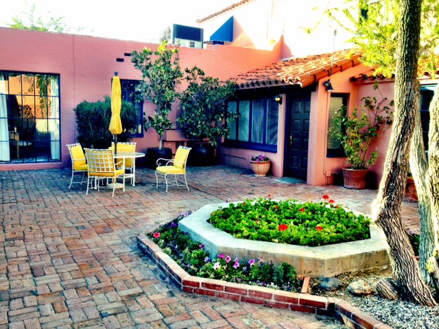 Our courtyard that was not put to use for a pre-game. Sadness. 