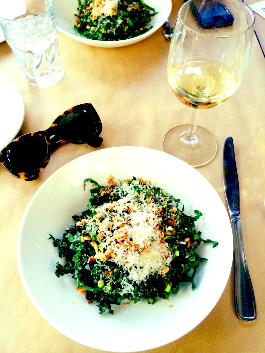 Kale salad from Cliff's edge