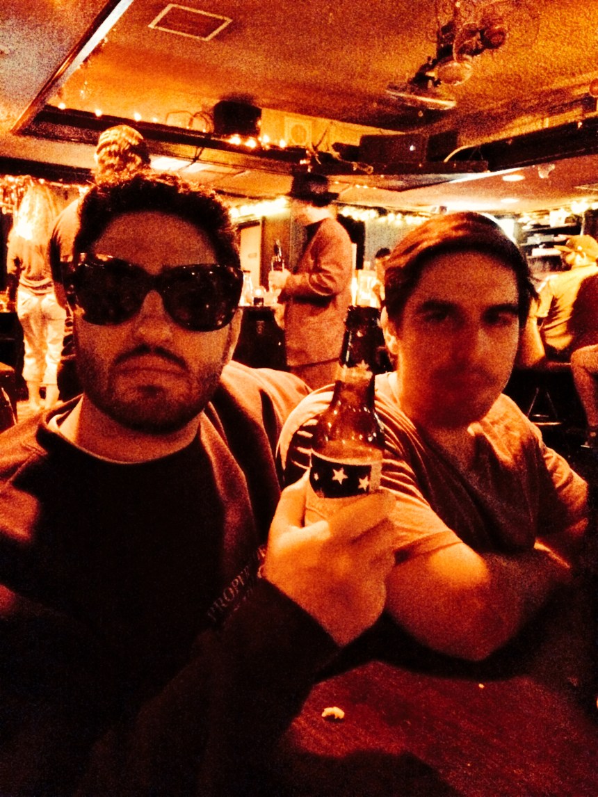 The culprit trying to conceal  himself